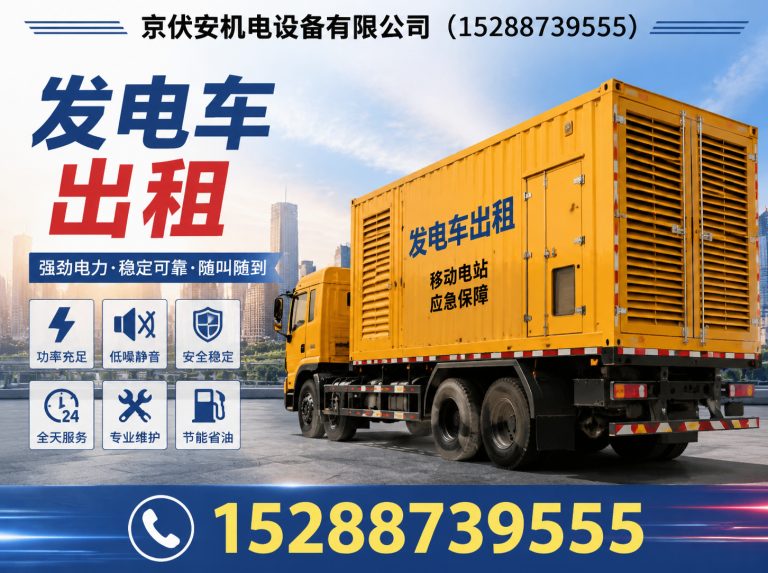 内江柴油发电机组出租展示图